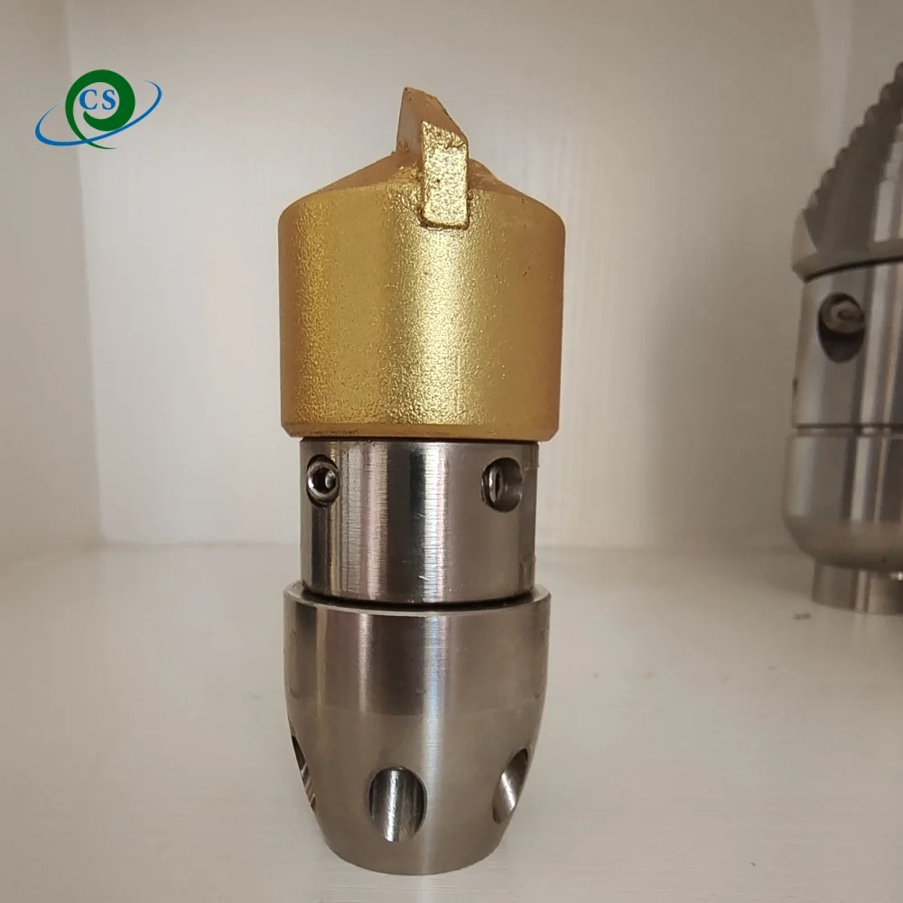 

High Pressure Rotating Nozzle Diamond point wear and durable Dredge Sewer Pipe Drill Brick Cement Oil Cleaning Dirt Blocking