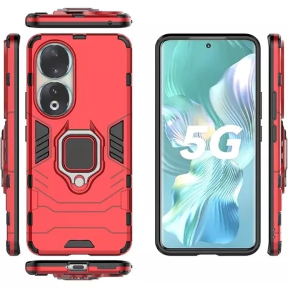For Honor 90 Use Rudo Iron Ring Case + Mica Curve 3d Case