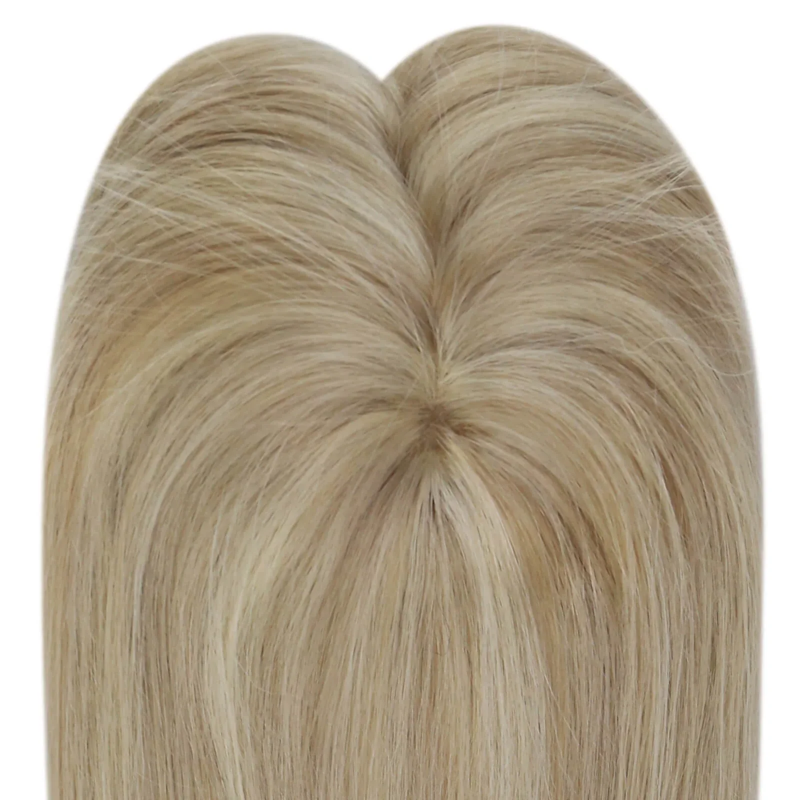 LaaVoo Cabelo Virgem Topper 6*7 polegadas e 3*5 polegadas Extensões de Cabelo Para Mulheres Grampo de Cabelo em Real Brasileiro Feito à Mão Topper Cabelo