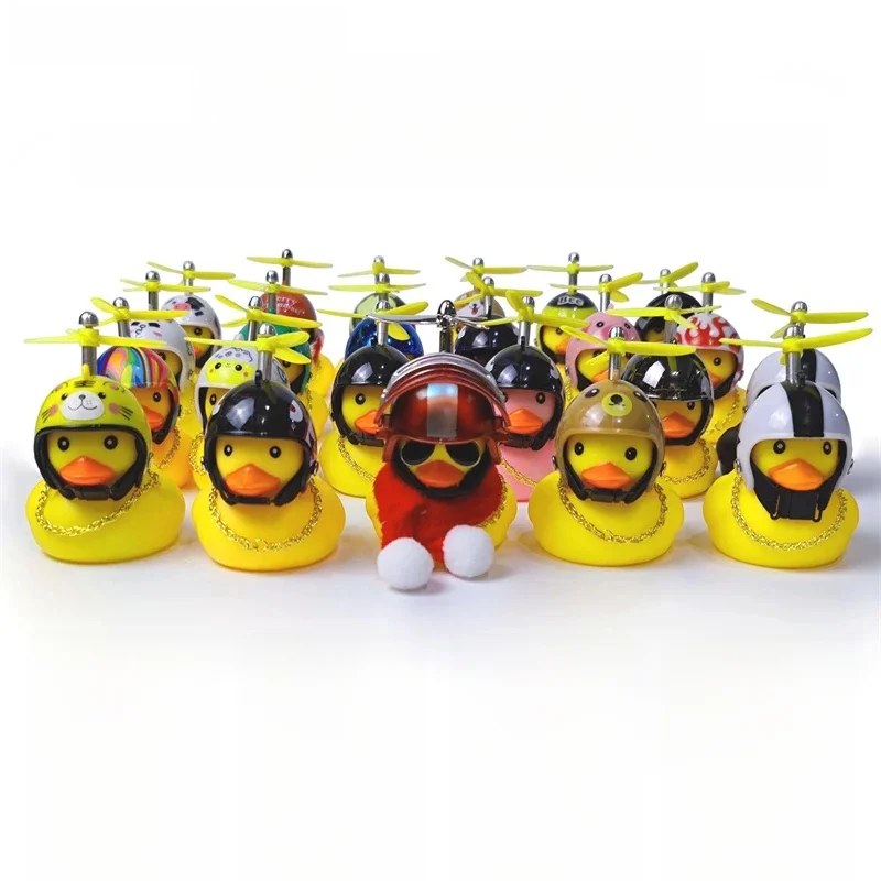 AliExpress PROMEND New Adult Children Bicycle Bell Cartoon Little Yellow Duck Shining Mountain Bike Handlebar Duck Head Light Accessories Wholesale