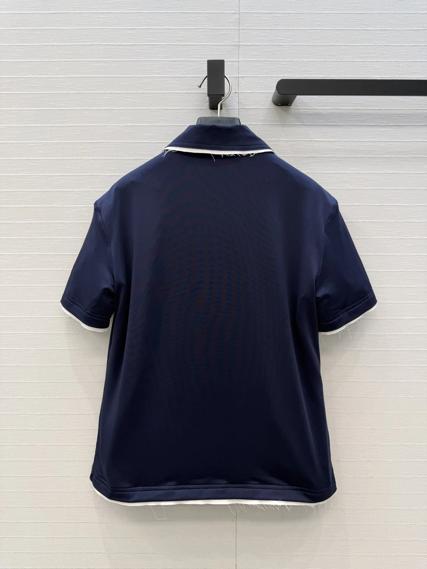 

2026 Summer New Style Women's Clothing - Color-Contrasting Business Casual Collar Short-Sleeved Women's Shirt