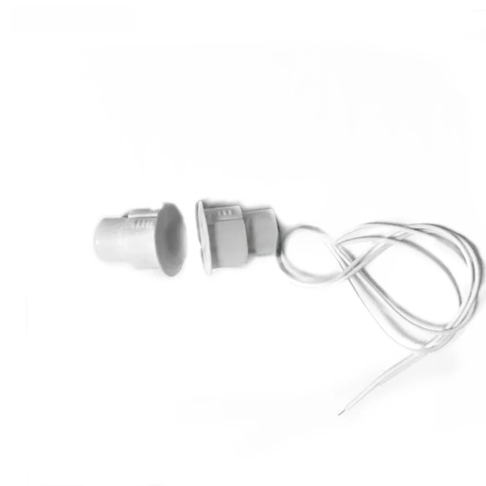 NC type Wired Recessed Window Door Magnetic Contact Reed Switch door sensor Alarm switch For Security alarm system