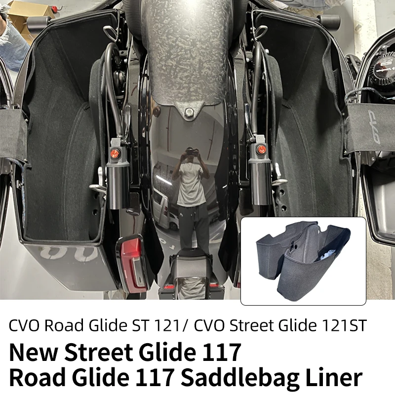 

Motorcycle Saddlebag Liner Fairing Lower Liner for 2024-up Harley Touring Road Glide CVO Compartment Glove Tool Box Inner Liner