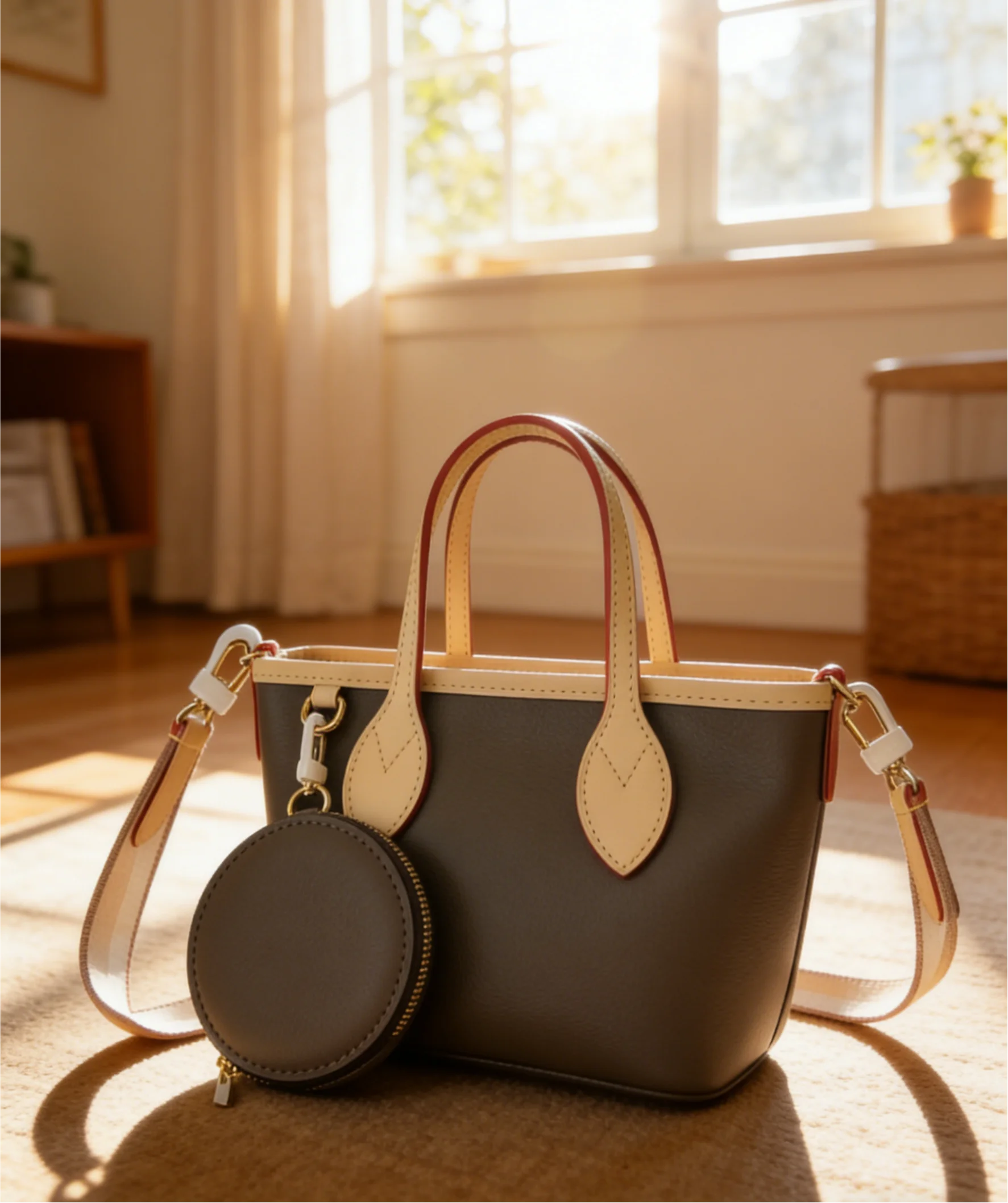 

2026 Size: 18x15 cm New Model - Versatile and Fashionable PU Leather Bag - Durable, High-Quality and Affordable