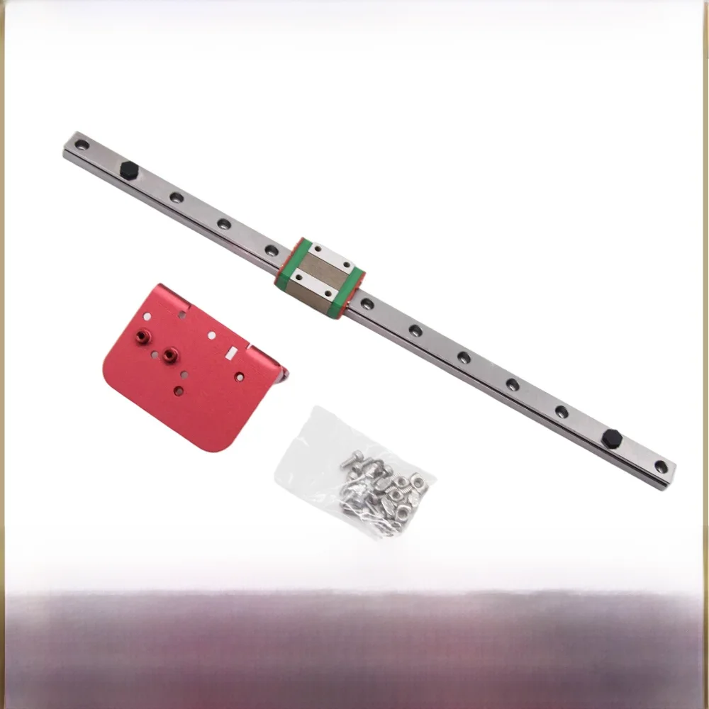 Creativity Ender 3 X-Achse MGN12C Linearschienenführungsset mit Fixplatten-Montagehalterung für