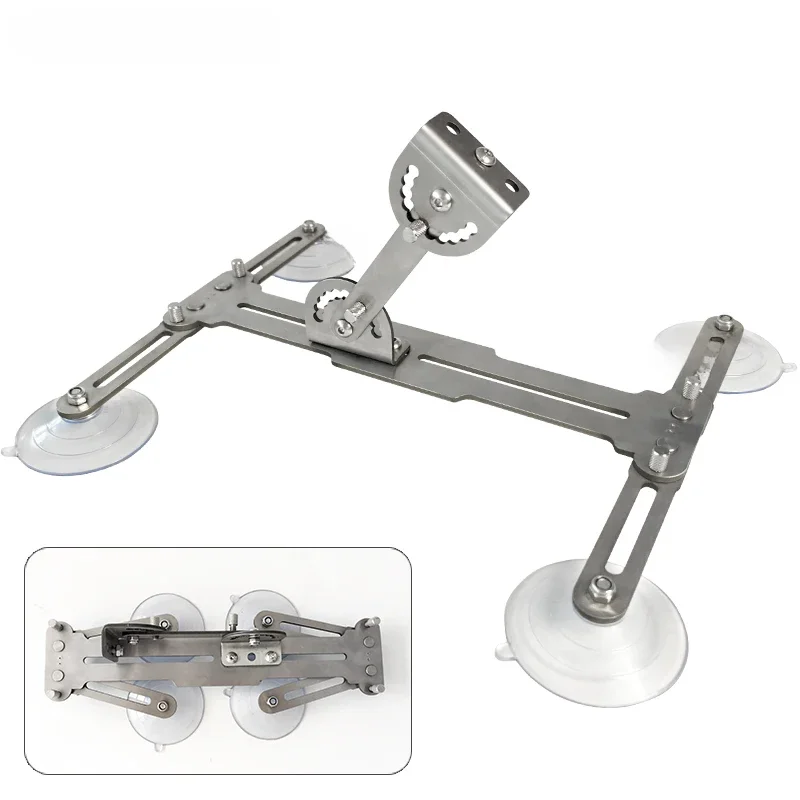 Stainless Steel Stand With Suction Cup for Telescopic Linear Actuator Reciprocating Cycle Motor Bracket Small Portable Holder