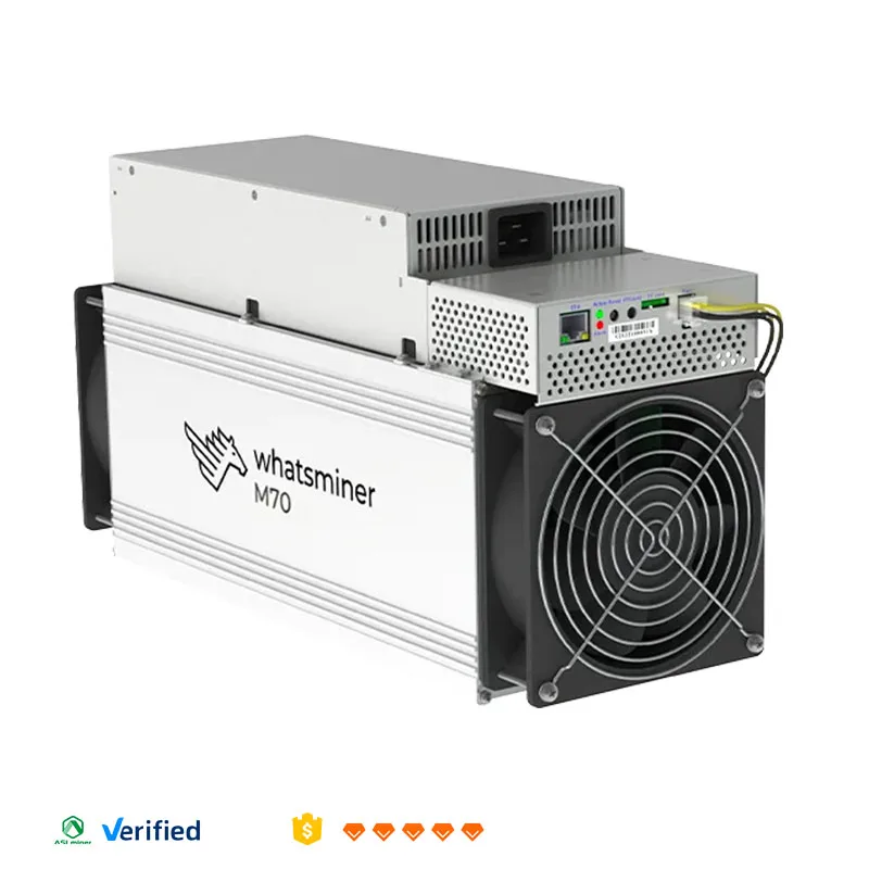 PURE NEW WhatsMiner M70S 226TH/s–258TH/s High-Efficiency Bitcoin Miner