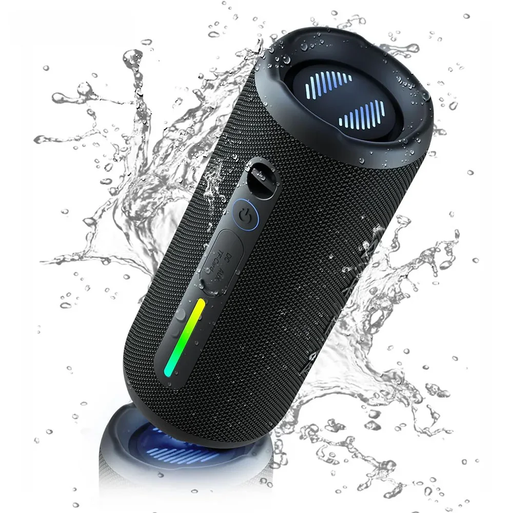 Bluetooth-Lautsprecher, ipx7 wasserdichter tragbarer Lautsprecher Bluetooth Wireless laut mit tiefem