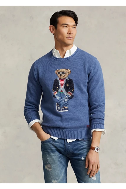 Ralph Lauren Polo Bear Cotton Mockneck Jumper AliExpress