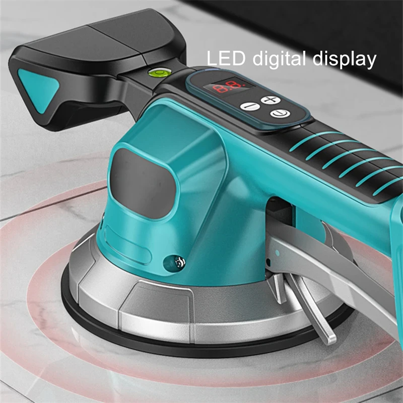 Cordless Electric Tile Tiling Machine 10 Speed Wall Floor Tiles Laying Vibrating Tool Suction Cup Home Tile Paving Device