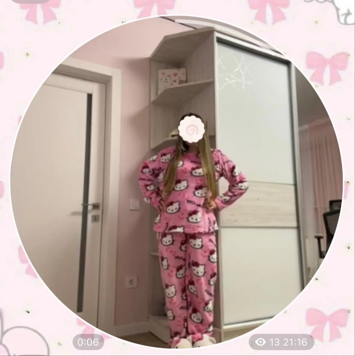 Hello Kitty Flannel Pajama Set, Pink Loungewear, Y2K Anime Style, Perfect for Festival Gifts, Bestie Outfits, and Party Wear photo review