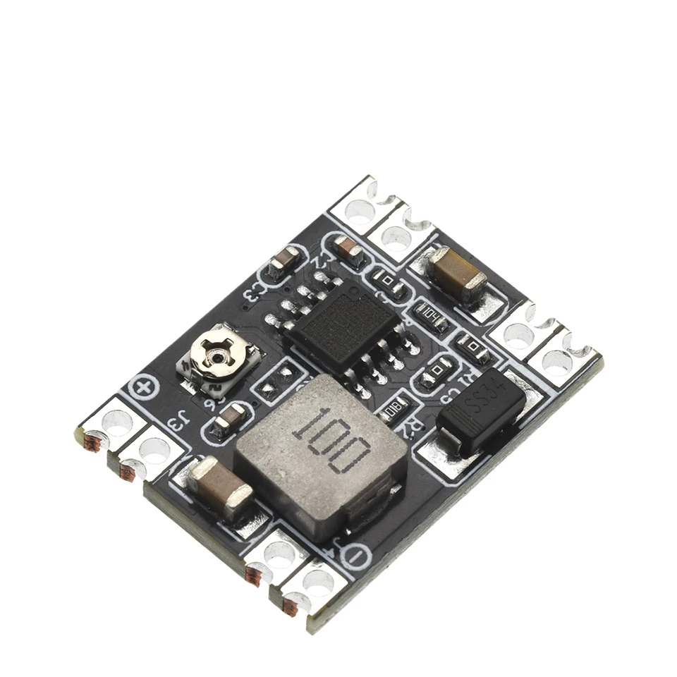 1-50pcs MP1584EN DC-DC Buck Converter Module – Adjustable Output 1.25-30V, 3A Max, for 12V/24V to 5V/3.3V Power Supply