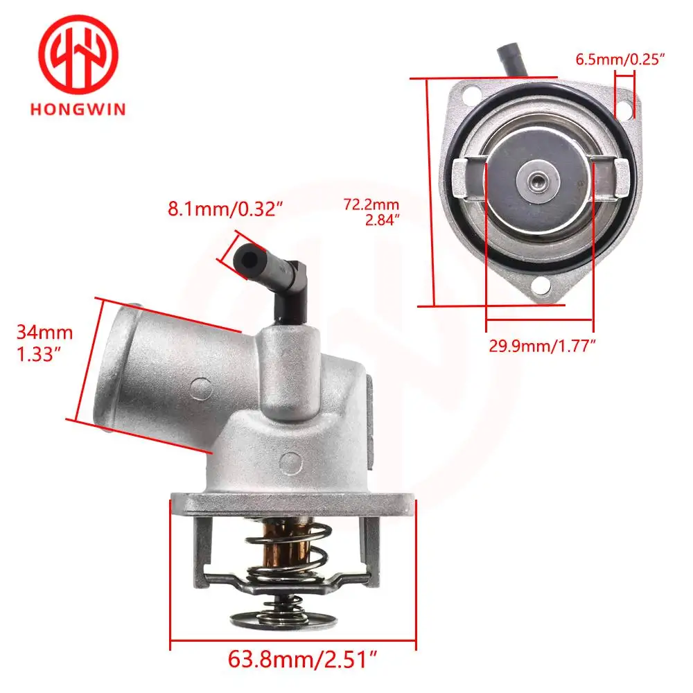 New Auto Parts Aluminum Engine Coolant Thermostat Housing 1338331,95517668 For Opel Vauxhall Astra Zafira 1997 1998-2009 1.4 1.6