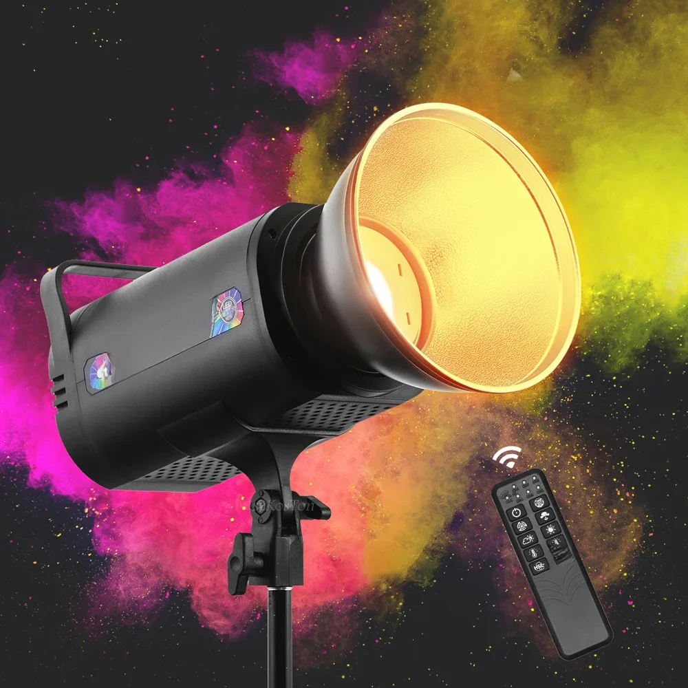 Lampa LED RGB lampa wideo oświetlenie zewnętrzne 1700K-12000K sterowanie mocowaniem Bowens do studia fotograficznego wideo — zdjęcie produktu 7