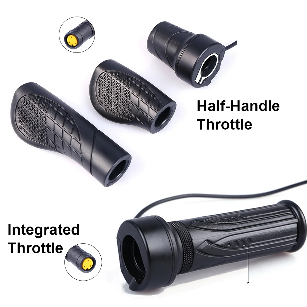 

Bafang Mid-Mounted Motor Handlebar BBS01 02 Hd Bicycle Modified Half Cut ThrottleElectric Bicycle Throttle Speed Regulator