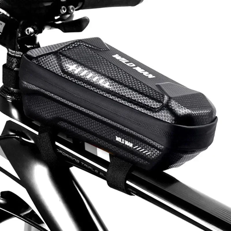 AliExpress WILD MAN Rainproof Hard Shell Bicycle Bag  Big Capacity Top Tube  Bycicle Accessories  accesorios