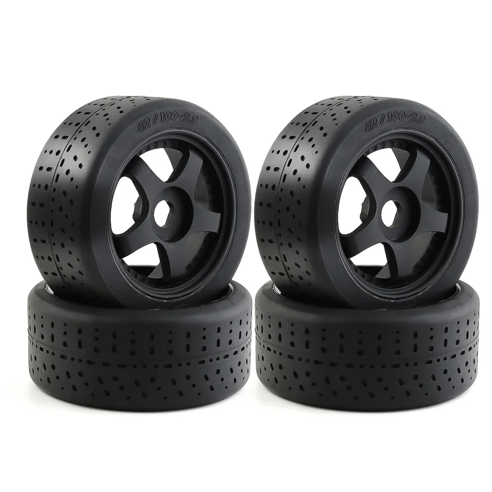 Pneu noir en caoutchouc RS 102x45mm, roue hexagonale de 17Mm pour infraction Arrma 1/7, pièces de mise à niveau de voiture RC illimité