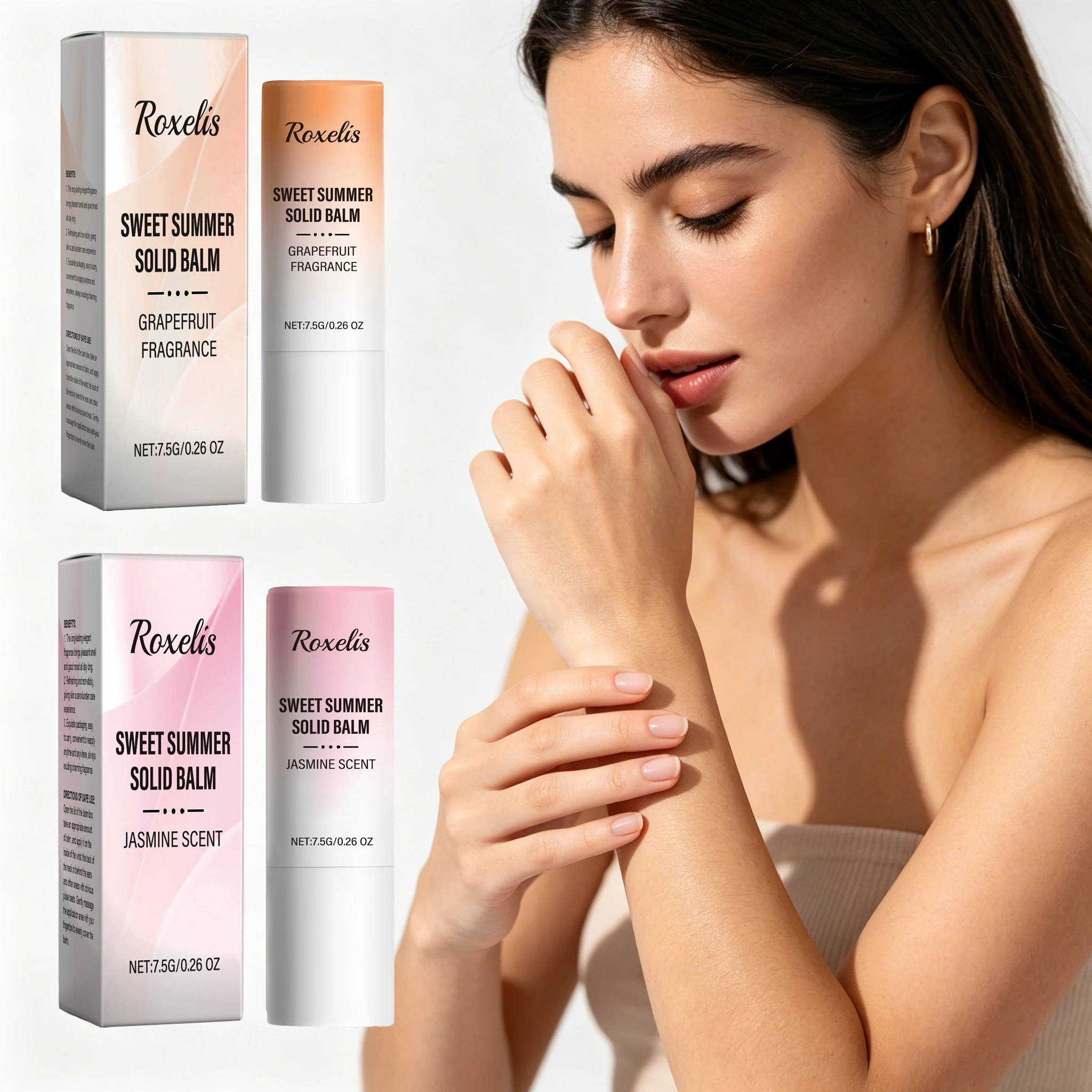 

7.5g Floral & Fruity Scent Perfume Balm Natural Fresh Fragrance Lasting Sweet Scent Enhance Charming Improve Confidence Soothing Mood Solid Balm