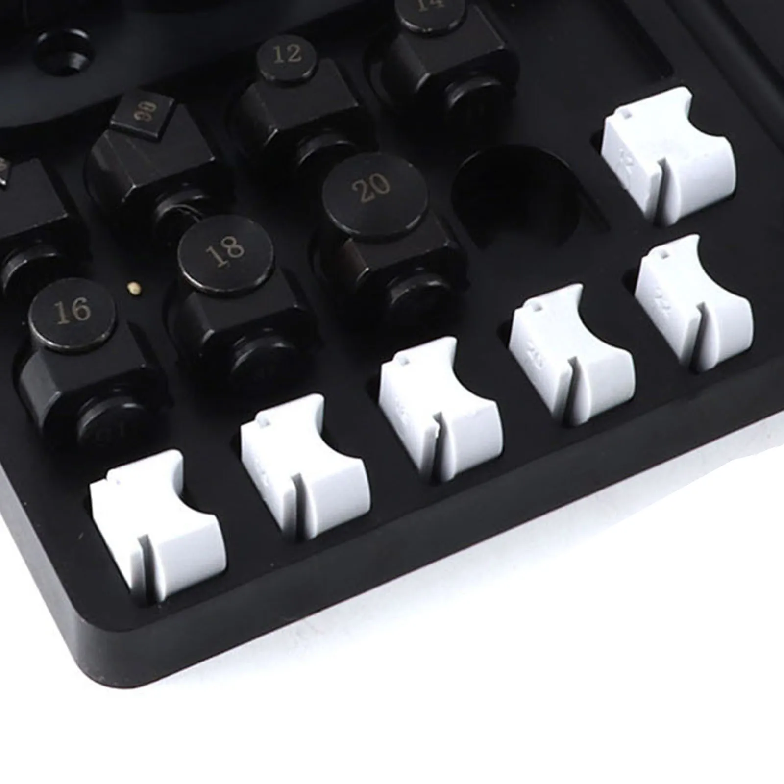 Matrices de cintreuse d'anneaux, outils de fabrication de bijoux pour la fabrication de cuillères, matrices de pliage d'anneaux, boucles d'oreilles, pièce de rechange pour Machine à cintrer 6x