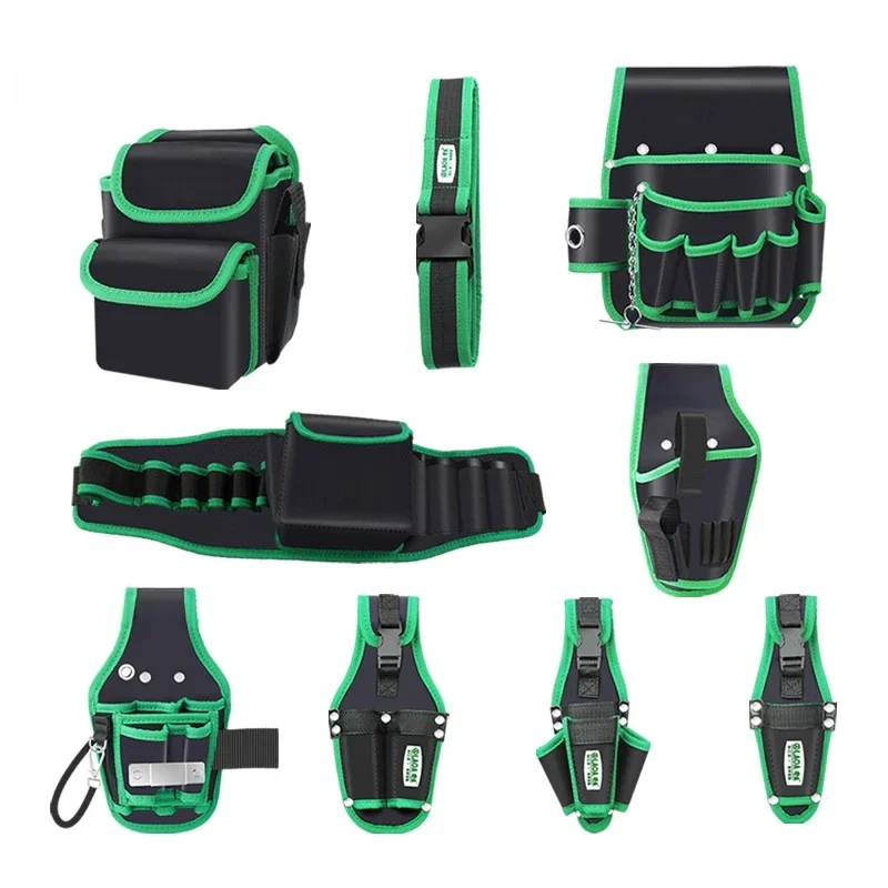 DawsonMulti-function Storage Bag Oxford Cloth Waist Pack Hardware Repair Tool Pocket Wrench Pliers Electrician Household Belt