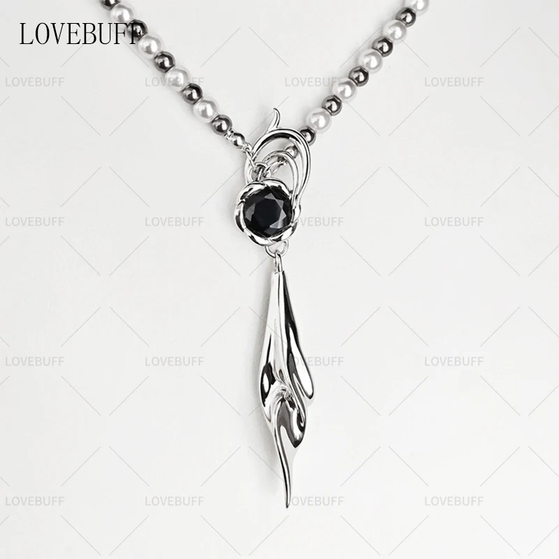 LOVEBUFF LAD Primavera e Flores Caleb Flutuante Floraletter Colar de Contas