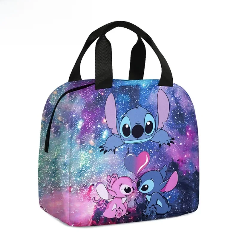 Disney Stitch Oxford Stoff Lunch Bag für Kinder Stich wasserdicht isoliert Outdoor Picknick