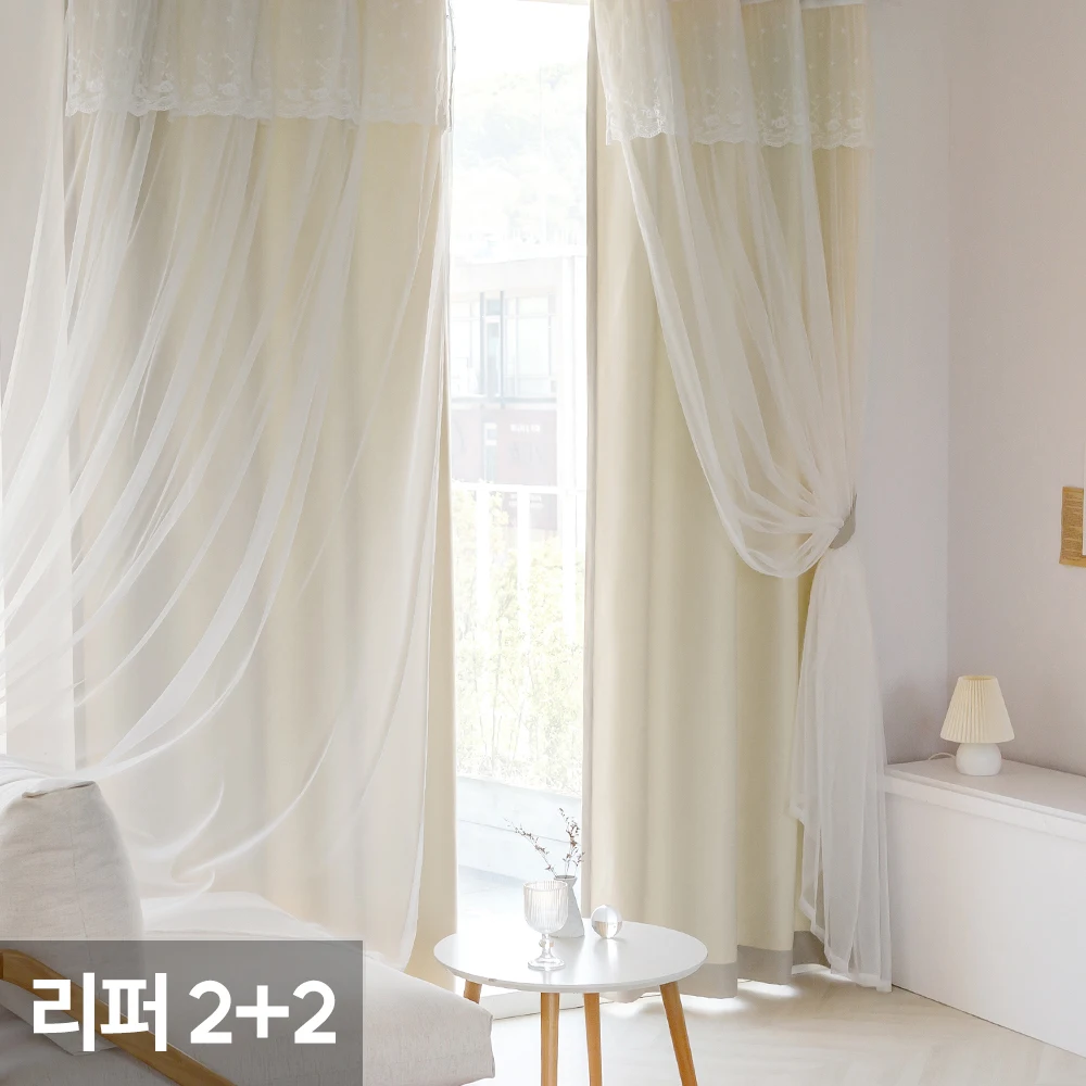 curtain for cold weather 3 layer blackout curtain 2piece 4size window curtain bedroom curtain living room curtain Sun-proof curtain