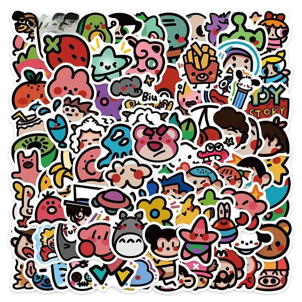 AliExpress MINISO 90Pcs Cute Mixed Anime Oldschool Stickers Kid Toys Skateboard Laptop Bike Car Phone Stationery