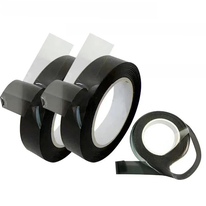 25M/Roll Smoke Matte Black Tape Sticker Guide Fiber Optic Car Ambient Lights Part for 18 in 1 LED Atmosphere Acrylic Strip Light