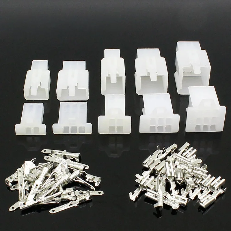 AliExpress ELECAPITAL 10set/lot 2.8mm 1/2/3/4/6/9 pin Automotive Electrical wire Connector Male Female cable terminal plug Kits Motorcycle ebike car