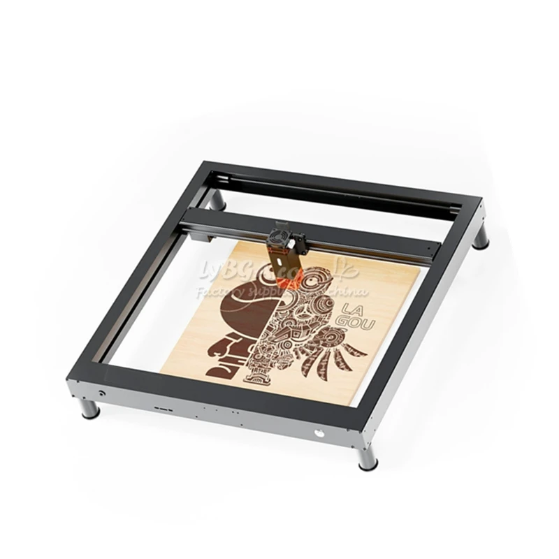 

LY 400x400mm Dual Laser Heads Engraver Laser Engraving Machine for Metal Paper Glass Plastic Leather Woodworking Cutting