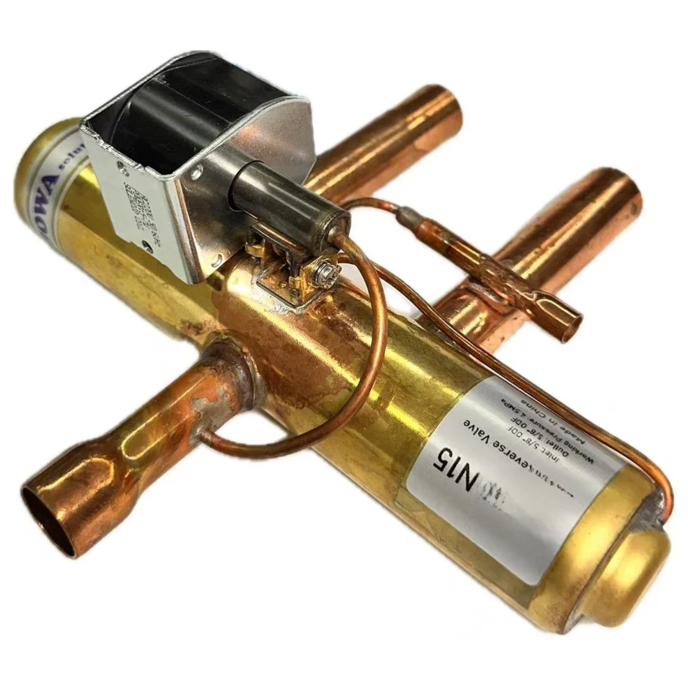 5/8" series condenser valves are used in high pressure side in fluorine pump air conditioner to shift refrigerant flow direction