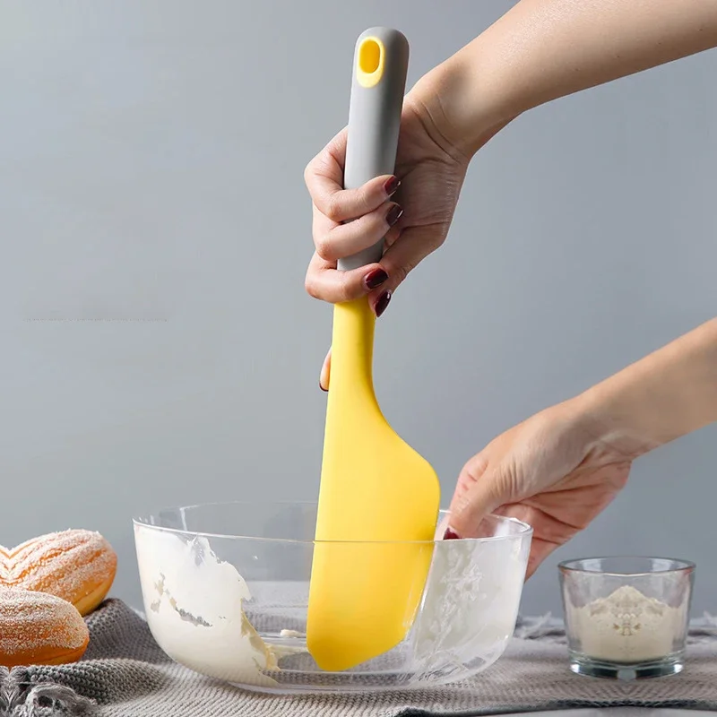 33cm nieprzywierająca łopatka do omletów Turner łopatka do kremów do ciast skrobak do masła mieszanie mąki narzędzie do pieczenia żaroodporny skrobak do ciasta — zdjęcie 2