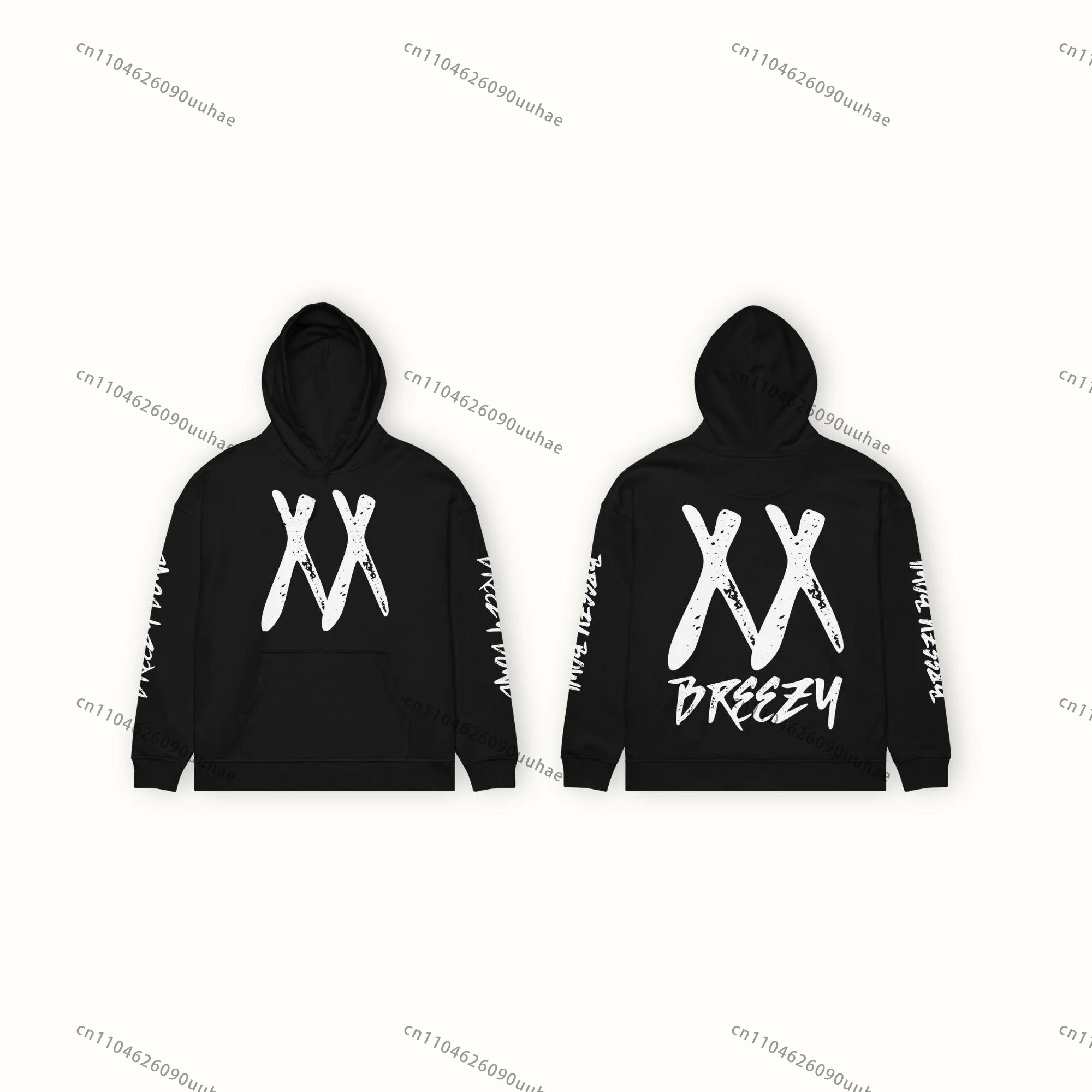 كريس براون XX جولة طباعة هوديي البلوز الأزياء هوديي عارضة الشارع الخريف الشتاء طويلة الأكمام هوديي Breezy السلطانية الحفلة الزي