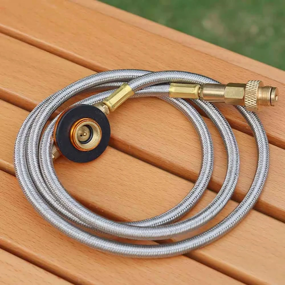 Pandatour Camping Gasherd Adapter ButaneAdapter Verlängerungsschlauch Split HerdKonverter Anschlussschlauch Gastank Adapter Ausrüstung – Detail 19