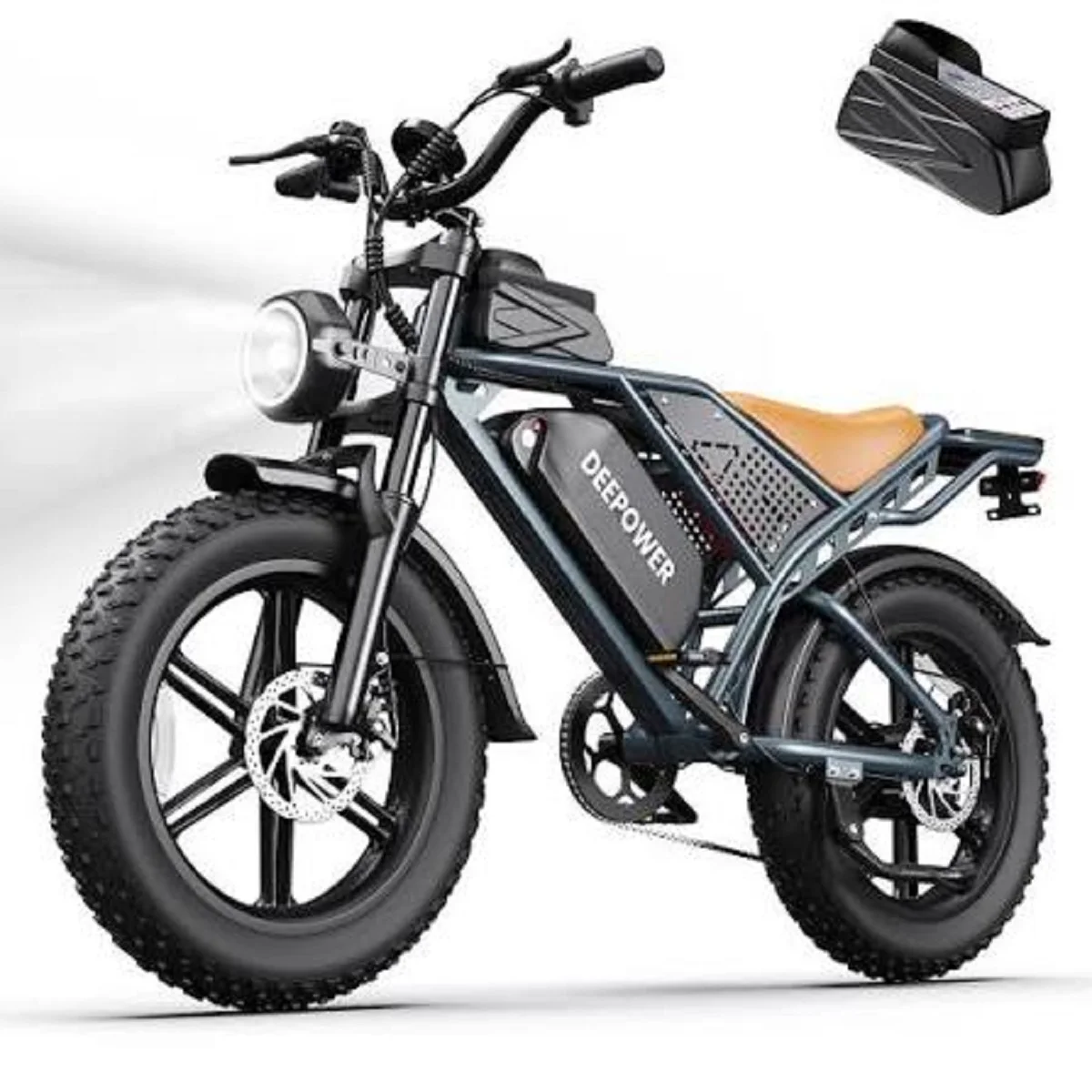100% OFFICIALSALES WITH DISCOUNT 1500W Peak Motor,30MPH Ebike,48V 960WH Battery, 35-50 Miles,20" Fat Tire Electric Dirt ND NEW DEAL