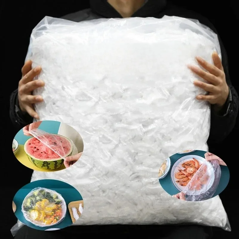 Jednorazowa osłona na żywność Saran Wrap Osłona jelitowa Plastikowa torba spożywcza do przechowywania świeżych produktów Akcesoria kuchenne — zdjęcie 2