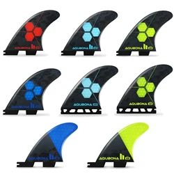 Honeycomb Fiberglass Performance Surfboard Fins - Compatible with Single or Twin Tab Ride as Twin,Thruster or Quad G3/G5/G6/GX