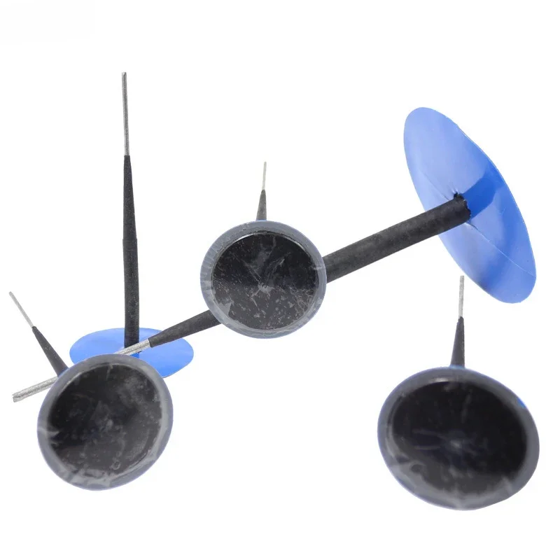 5 pièces champignon clou pneu Film pneu Patch froid Film caoutchouc pneu roue pièces de réparation Kit bouchon intégré 4mm 6mm clou