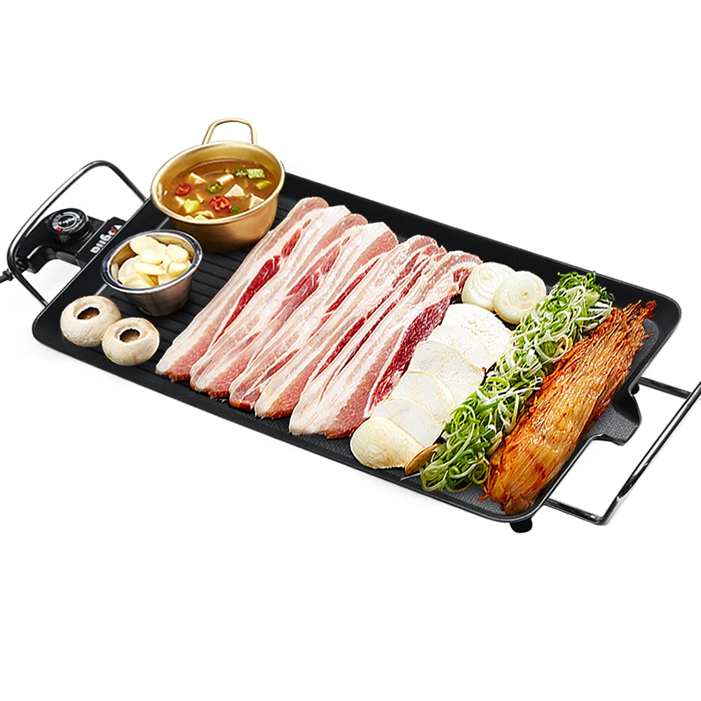 منفذ زيت كهربائي ، طاولة شواء واسعة ، طلاء راتينج ، 45 ، شواء 55 ، 75