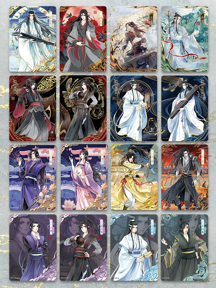 KAYOU Genuine MoDaoZuShi Drunk Dreams Signature Card Wei Wuxian Lan Wangji full Set of Collection Cards for Kids Christmas Gifts