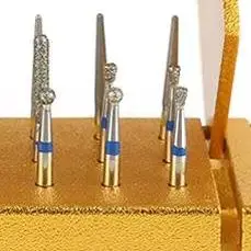 

30Pcs/box Dental Diamond Burs Drill Disinfection+Block High Speed Handpiece Holder Alumimum Instrument for Teeth Whitening