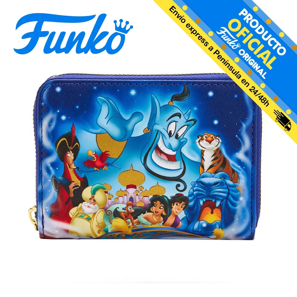 Funko Loungefly wallet for Aladdin, WDWA2088, original, boys, girls, gifts, collector, shop, with box, new, man, woman, fashion, accessories, official license, Disney