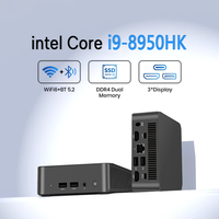 Mini PC Intel Core i9 8950HK/N5095A  Windows 11 Portable Mini Computer 16GB DDR4 1TB 2TB SSD Gaming PC Desktop 4K HD