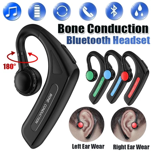 Auriculares Inalámbricos De Conducción Ósea Con Gancho Para