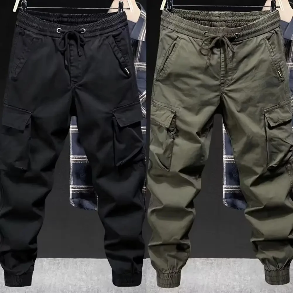 Pantalon Cargo hommes Jogging pantalons décontractés coton pleine longueur militaire hommes Streetwear hommes travail survêtement pantalon grande taille