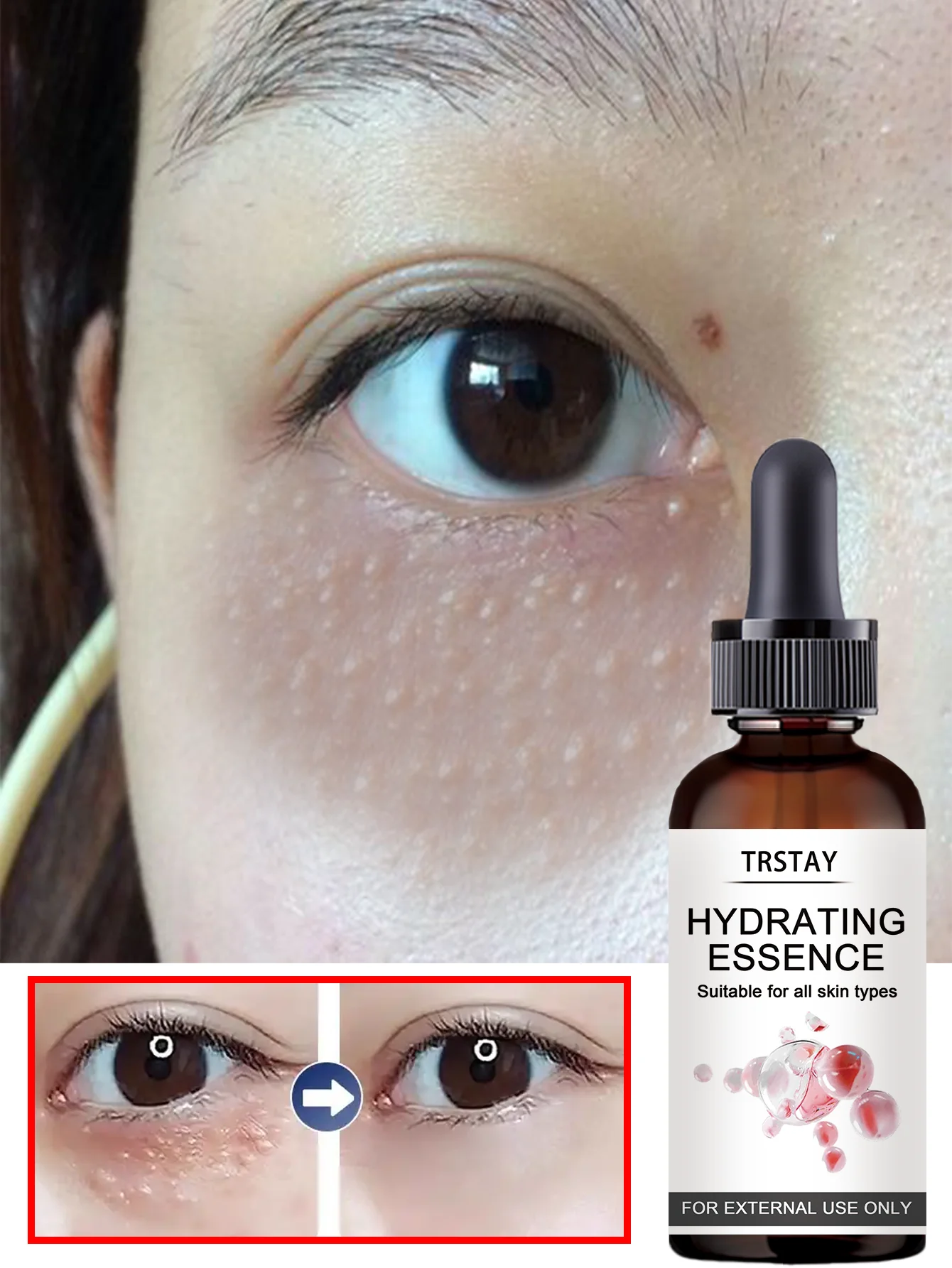 Vitamin E Glycerin Eye Brightening Moisturizing Oil for All Skin Types Hydrating Nourishing Dark Circle Treatment Anti Aging Eye - Image 6