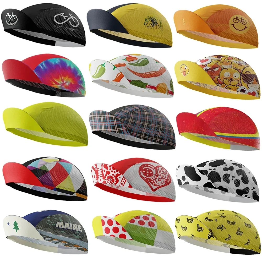 AliExpress NONE 15 Styles Retro Cycling Cap Classics Road Bicycle Hat Mercier Bike Headwear Breathable Men and Women Gorra Ciclismo