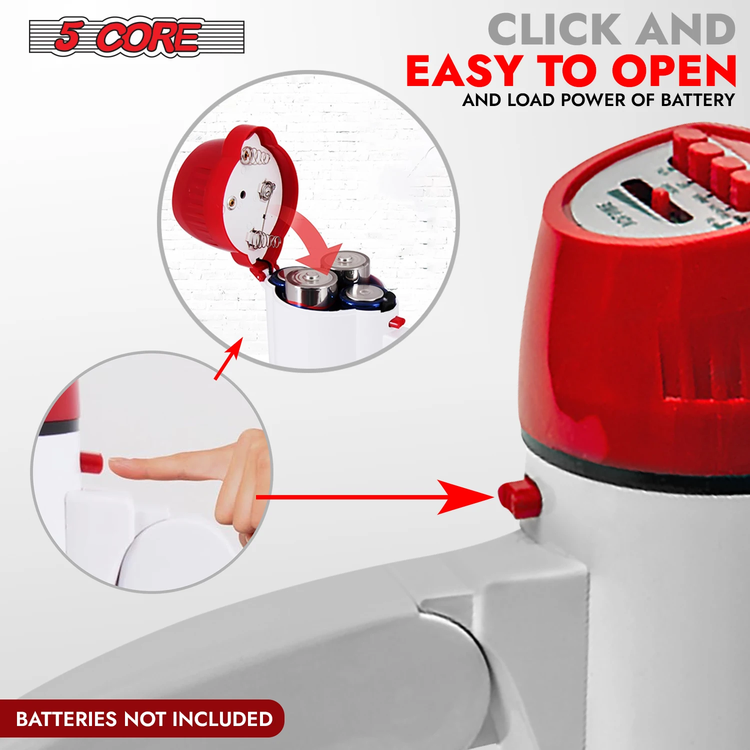 5 núcleos megafone 30w bull horn pa alto-falante com alcance de 800 jardas amplificador de voz sirene alta portátil 6r