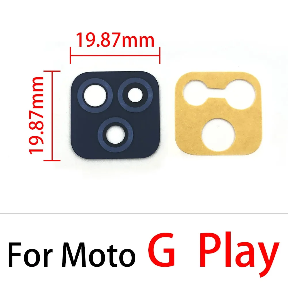 New For Motorola Moto G 5G Plus Stylus Play G Power 2021 Camera Lens Back Rear Camera Glass Lens with Adhesive Repair Parts